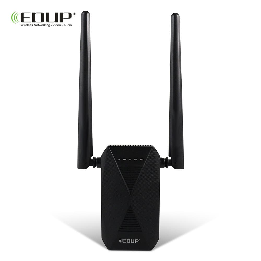 Amplificateur WiFi sans Fil Puissant – Repeteur 1200mbps 5Ghz et 2.4Ghz, WiFi Extender le Signal Couvre jusqu’à 140 m²